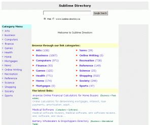 SUBLIME DIRECTORY Search